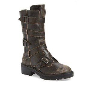KELSI DAGGER BROOKLYN biker boots, size 9.5
